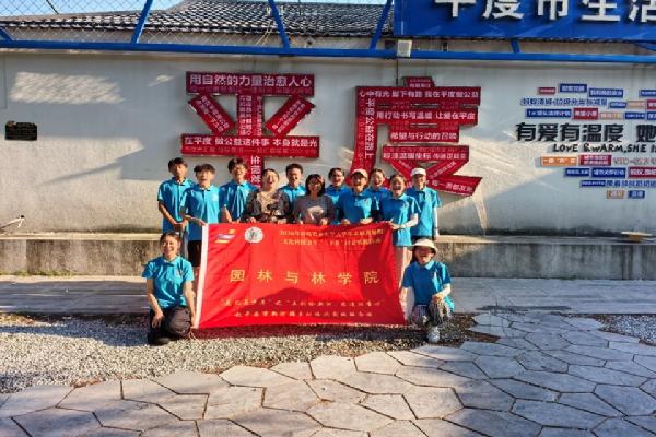 园YOUNG青春实践｜画笔绘美景&middot;青春助焕新——William威廉英国“花儿与少年”社会实践团主题墙绘活动圆满落幕